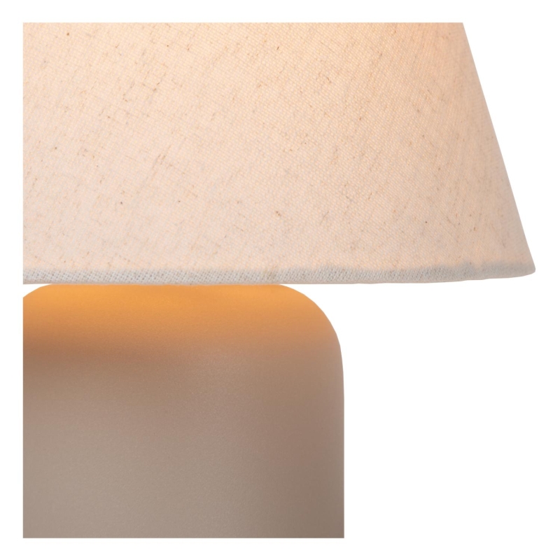 Lucide MACIA - Table lamp - 1xE14 - Cream